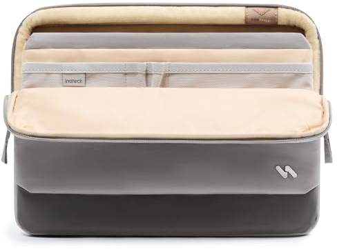 Inateck Custodia per laptop con protezione a 360°, sleeve capiente compatibile con MacBook Air 13 M5/M4/M3/M2/M1 (2026–2018) A3449 A3240 A3113 A2681 A2337 e MacBook Pro 13 M2/A2686 M1/A2338