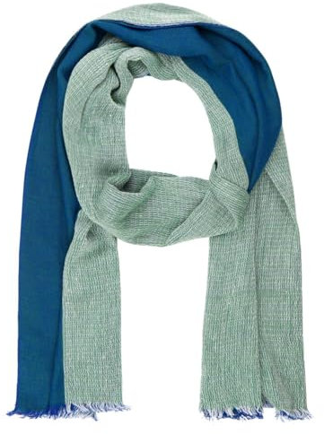 LINDENMANN Schal Herren grün Herren-Schal dünn 55 % Baumwolle und 45 % Viskose