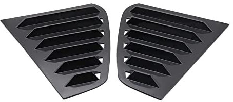 Auto Frontspoiler Für Golf 7 Für Golf 7.5 MK7/7.5 GTI GTD R Modelle 2 STÜCKE Auto Heckscheibenjalousie Abdeckung Trim Fensterlamellen Seitenschlitz Trim Front Stoßstangen-Spoilerlippe (Farbe : 1 UK)