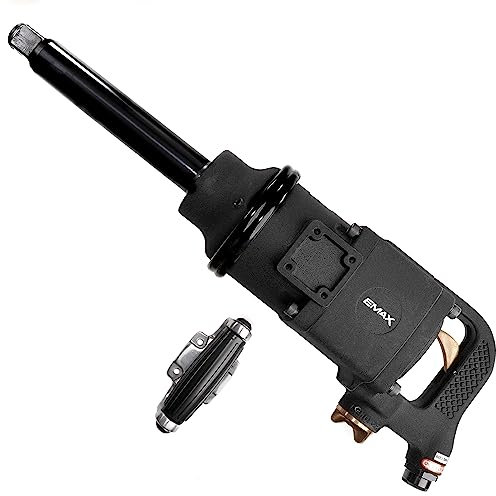 EMAX Druckluft-Schlagschrauber – 2,5 cm Antrieb, pneumatisches Mechaniker-Werkzeug mit max. Drehmoment und 3.500 U/min – EATIWH1S1P
