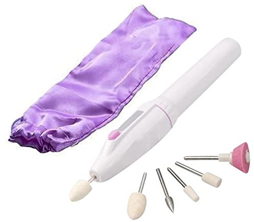 Monozoz Kit de manucure et pédicure professionnel, compact, électrique, professionnel, outil de soin des pieds pour le ponçage des ongles