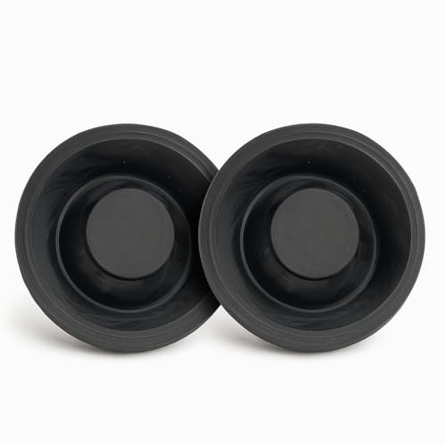 Schwarze Kugelhahn-Membran-Unterlegscheiben, 32 mm – Gummi-WC-Dichtung für Spülkasten, Schwimmerventil, Kaltwasser-WC-Spülkästen (2)