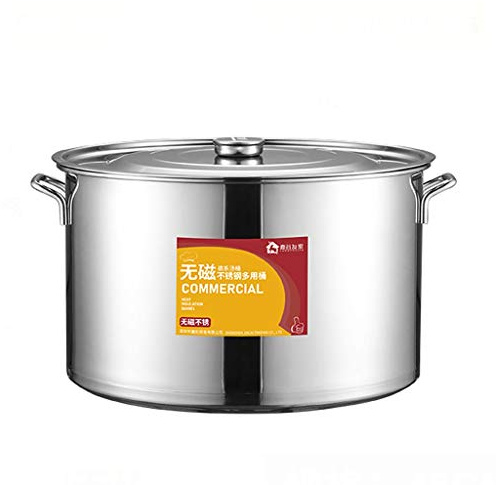 Rice Cooker Stock Pot Catering Commercial/domestic Thick 304 Stainless Steel Soup Pot With Lid For Gas Stove/induction Cooker (13-40L) (25L)