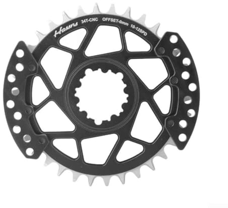 Yuanpgky Plateau à montage direct pour décalage 0 mm/3 mm avec protection de chaîne amovible, pour alliage d'aluminium 7075 usiné CNC, compatible avec VTT pour vélo 9/10/11/12 vitesses, 32T et