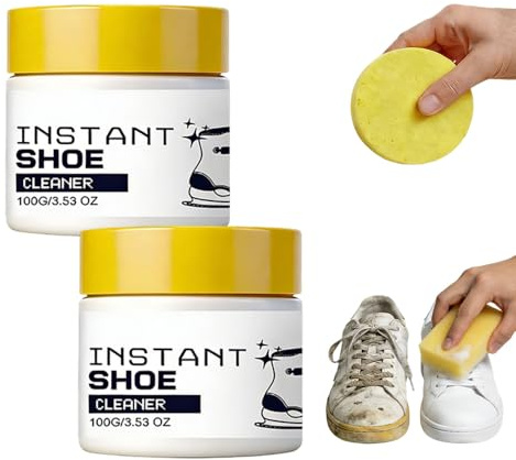 Sneaker Reiniger, 2026 Nue Schuhreiniger Sneaker Power Reiniger, Sneaker Intensiv Reiniger, Shoe Cleaner Farbe auffrischen Lederpflege Echt und Kunstleder (2pcs)