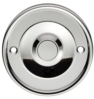 Round Bell Push Door Button Homes,Offices Commercial Use, Polished Chrome