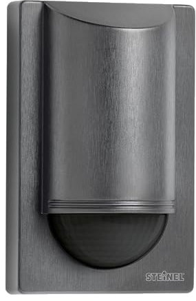 Steinel Bewegungsmelder is 2180 ECO Anthrazit, 180°/12 m PIR-Sensor, 350 W LED Schaltlast, Wandsensor, Unterkriechschutz
