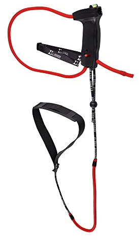 NIKA ARCHERY Archery Bow Trainer Draw Training Aid Device Strength Stretch Band Exerciser for Recurve Compound Traditional Bows Youth Adults Beginner Portable Bow Riser Handle