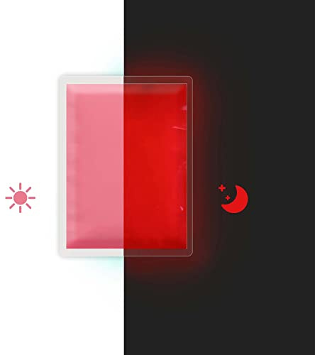 Rhea Arcas Glow in The Dark Powder, Luminous mica Pigment Powder for Epoxy Resin, glo Fluorescent Dye for Art Painting, Nail Polish,Acrylic Paint,DIY Crafts,Rocks,Slime and Theme Party,RED 113g/4oz