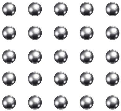 QUARKZMAN 220Stk Präzision Kugeln 3mm Durchmesser 316L Edelstahl für Lager