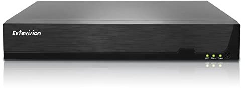 Evtevision DVR 8 Canal 5MP Lite H.265+ Video Recorder con Rilevamento di Persone/Veicoli Sorveglianza Videoregistratore CCTV CVBS/AHD/TVI/CVI/IP Sicurezza di Sistema Avviso e-mail senza HDD
