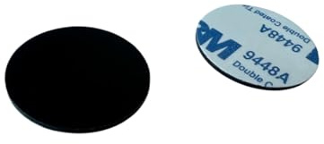 YARONGTECH RFID Chip klistermärken, 125 khz omskrivbara T5577, svart, diameter 25 mm, tjocklek 1 mm -5 st