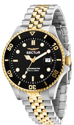 Sector Orologio Uomo, Automatico, Analogico, Cinturino in Acciaio, Collezione 230 - R3223161015