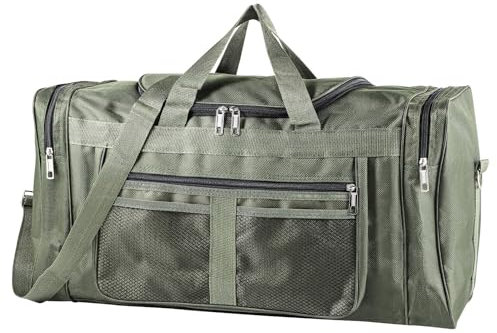 Sporttasche für Damen und Herren, wasserdicht, groß, 40 l, faltbar, für Training, Sport, mit Schultergurt, Reisetasche, Übernachtung, Wochenende, Reisetasche für Fitnessstudio, Reisen, Schwimmen,