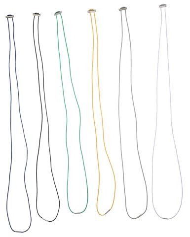 ULTECHNOVO Adjustable Large Garbage Bin Rubber Bands, 6-color Multipurpose Trash Bag Holder Straps for Outdoor, Picnic, Camping Household Waste Bin Fixing Bands