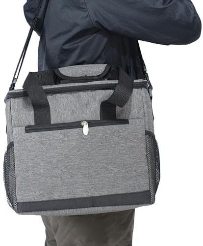 Isolierte Tragetaschen für Lebensmittel – tragbare Picknicktasche für den Außenbereich, Dicke Isoliertasche | Koffertasche Oxford-Stoff, frischer Eisbeutel