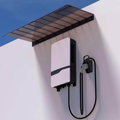 Tettoia marrone per porta in PC, copertura antipioggia, tenda da sole per finestre, tetto ad arco, resistente ai raggi UV, protezione solare, per giardino all'aperto (60 x 40 cm/24 x 16, facciata)