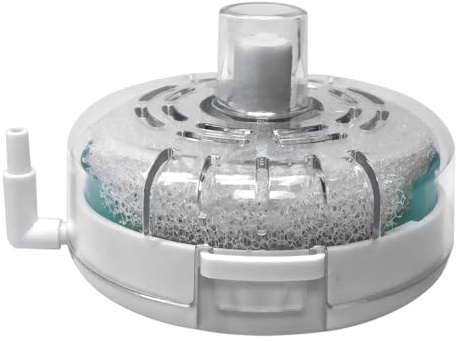 Mini Filter for Fish Tank, Small Aquarium Pump, Advanced Filtration and Aeration System, Compact Water Cleaner for Terrariums, Ponds, Saltwater, Freshwater & Breeding Tanks, 3.15x3.15x2.17 inches