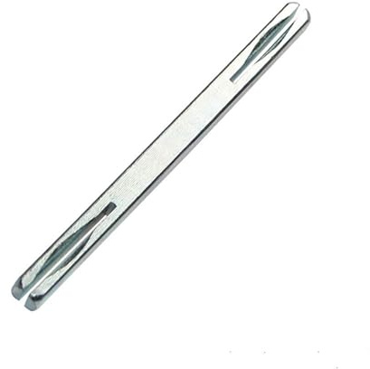 Fyrkantsstift, 8 mm, massivt stål, fäststift, längd 100 mm, 140 mm, för fönster och dörrhandtag, spindelbarer, silver (140 mm)