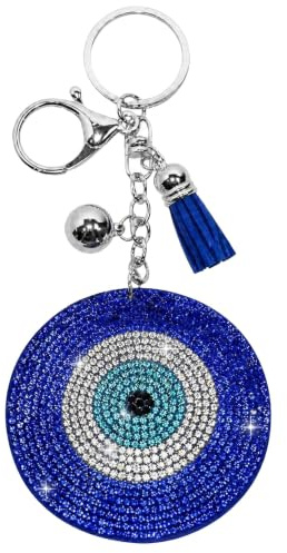 Popfizzy Bling Porte-clés pour femme - Paillettes - Porte-clés de voiture - Strass - Mignon pendentif sac