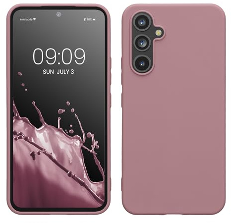 kwmobile Handyhülle für Samsung Galaxy A54 5G Hülle - TPU Case - Kabelloses Laden - Schutzhülle Cover in Altrosa matt
