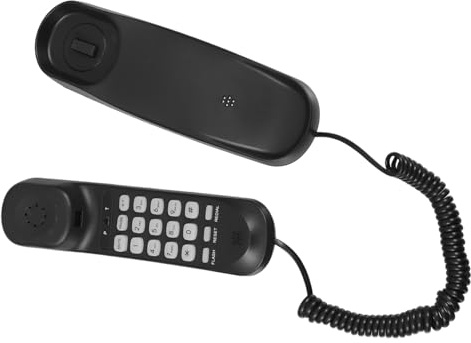 OSALADI Telefono Fisso retrò da Parete Telefono Vintage per Casa Ufficio Hotel