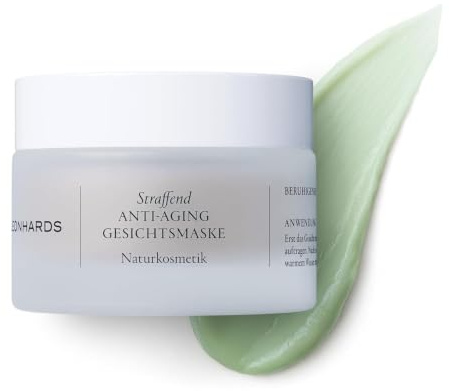 Straffende Anti-Aging Gesichtsmaske - 50ml - Soforteffekt | für glatte & weiche Haut, verfeinert Poren - mit Bio-Molke, Black BeeOme™, Sheabutter, Grüner Tonerde, Hyaluron & Kamille