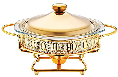 WchsTUmpxN Chef Chafing Dish Buffet Set Acciaio Inox Scaldavivande e Buffet Set Catering Buffet Mini Hot Pot Picnic Esterno Pentola Domestica