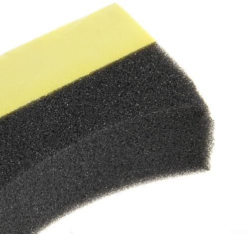 Cuscinetti applicatori curvi per pneumatici leggeri in schiuma per auto Detailers