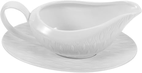 MOTHNUR 255 Ml de Cerámica Platillo para Salsas, Jugos y Cremas, Adecuado para Servir Mesa Reuniones Familiares Invitados