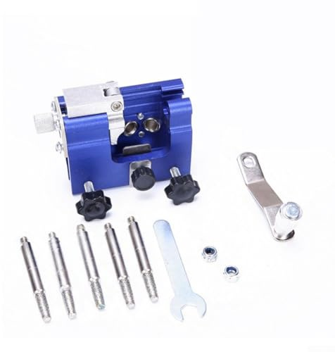 CNANRNANC Afilador de motosierra, herramienta portátil de aleación de aluminio de manivela para motosierra de 8 a 20 pulgadas, ángulo rápido y preciso afilado ajustable (bule)
