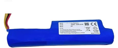 10.8V 2600-4000mAh Li-ion Rechargeable Battery ，Compatible For Redmond， RV-R150 RV-R151，Compatible For Vileda VR201 Petpro Robot Vacuum Cleaner(3500mah)