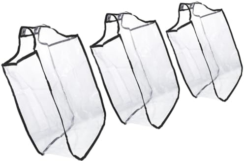 FOYTOKI 3 Stück Gepäckhüllen aus Verdicktem PVC mit Verschleißfestem Design Halbtransparent Modischer Kofferschutzhülle für Reisen und Alltag