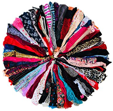 Morvia Varieties of Women Thong Pack Lacy Tanga G-string Bikini Underwear Panties (XXL, 10 Pcs)