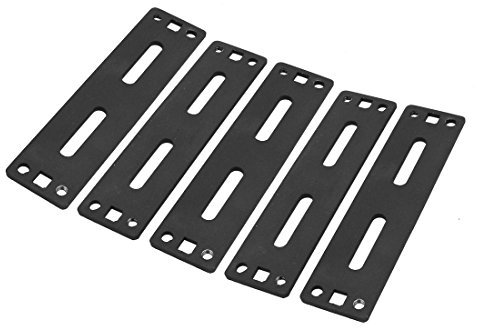 Aexit Aluminum Alloy Horizontal Server Rack Cable Management Strips 160mmx40mmx3mm 5pcs (ee53ce10bdb3182b230b8c70d43777af)