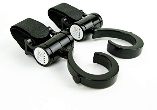 TC BABY'S - Ganci per Passeggino Porta Borse - Ganci Passeggino Universali, Antiscivolo, Accessori Neonato e Accessori Passeggino Universali