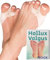 YOGAMEDIC Corrector de Juanetes con Separador de Dedos Ajustable- Separador de Dedos de Pie Juanete, 6 Uds- 0% BPA- Juanetes, Hallux Valgus y Dedos Superpuestos