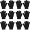 QKURT 6 Paare Magic Stretch Handschuhe - Vollfinger Winter Handschuhe für Kinder 5-13 Jahre Mädchen & Jungen
