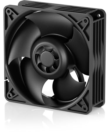 ARCTIC S12038-8K – 120 x 120 x 38 mm serverfläkt, 800–8000 RPM, PWM-reglerad, 4-stiftskontakt, 12 V DC, särskilt effektiv – svart
