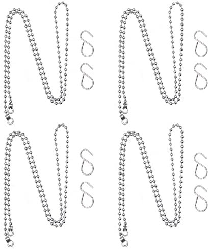 4 cadenas de tapón de fregadero de bañera, cadena de toma de baño de acero inoxidable, para suministros de cocina, lavabo, baño plateado, 60 cm
