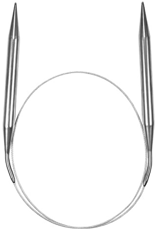 9mm Rundstricknadeln, Austauschbar Rundstricknadeln Edelstahl Strick- und Häkelzubehör für Webliebhaber (80cm Lang)