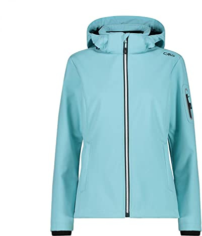 CMP Jacket Zip Hood Damen Softshell-/Windstopper Jacke blau blau