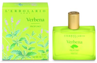 L'Erbolario Verbena Profumo Unisex - Eau de Parfum, 50 ml | Adatto come Profumo Uomo e Profumo Donna - Fragranza Agrumata e Floreale - Made in Italy