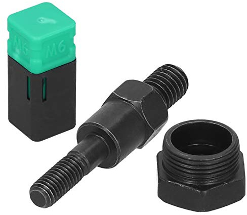 Yctze Tête d'outil de Pistolet à Rivets Manuel, Pointe de Riveteuse en Acier allié à Filetage M6, à Commande Manuelle pour écrou à Rivets, écrou en Plastique, Mandrins Justech