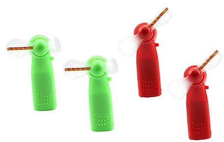 ULDIGI Leuchtender Mini- -Handventilator für Schreibtisch und Zuhause leiser Tischkühler zufällige Farben