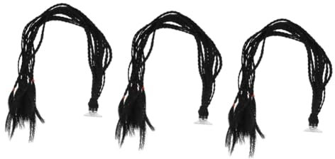 Gatuida 3stücke Helmet Braid Dreadlock Dekoration Für Und Fahrradhelme Aus Hochwertigem Hitzebeständigem Material Passend Für Stilvolles Accessoire Für Radfahrer