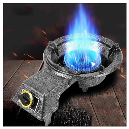 Cuisinière À Gaz 1 Brûleur, Cuisinière À Gaz Liquéfié À Brûleur Unique De Table, Support De Casserole En Fonte 7KW, Économie D'énergie Et Économie De Gaz, Adaptée À Un Usage Commercial Ou Domestique