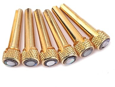 CIMAXIC Gitarrenstegstift Aus Knochen Für Akustikgitarren Mit Robuster Struktur Und Einfacher Installation Für Dauerhaften Gebrauch Und Verbesserten