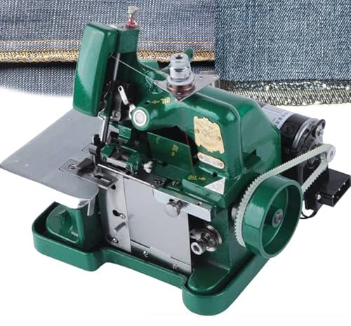 Heavy Duty Overlock Machine, Symaskin, Overlock Maskiner av industriell kvalitet, med tillbehörskit | Stark motor, overlock bredd 3,0-5,0 mm
