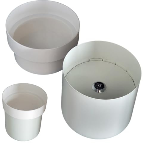 12,5 x 13,2 cm Gadget para ocultar dinero hierro ligero escondite dinero secreto de repuesto llave escondite llavero caja fuerte, macetas, doble fondo, para bar